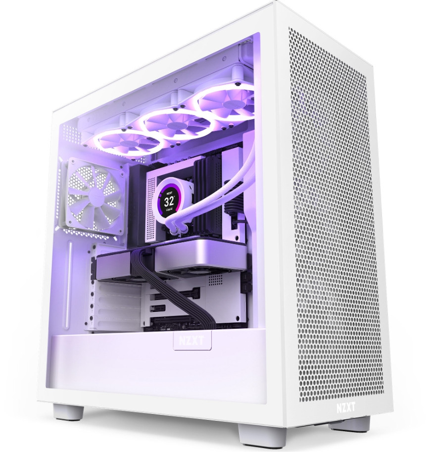 Корпус компьютерный NZXT H7 Flow Белый