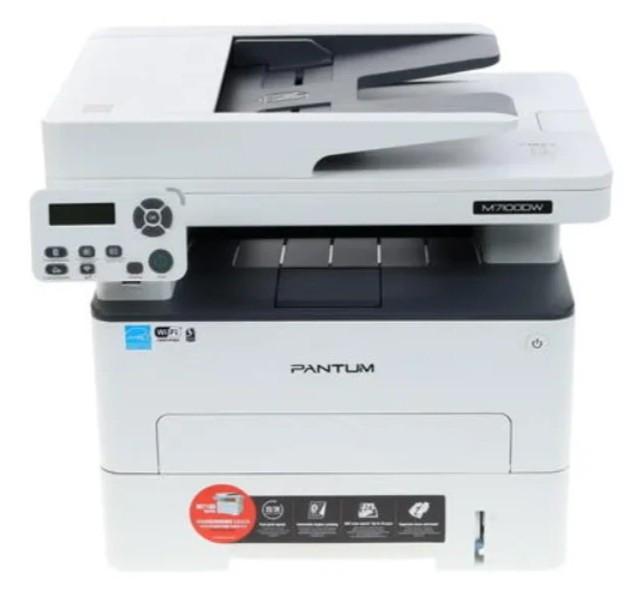 МФУ лазерное Pantum M7100DW, ч/б, A4, белый/черный