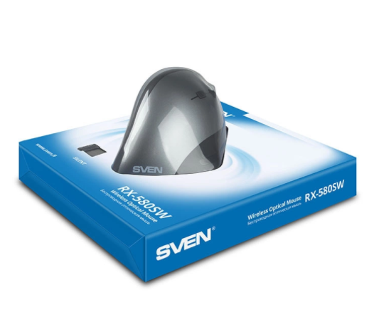 Беспроводная вертикальная мышь SVEN RX-580SW USB 800/1200/1600dpi gray Беспроводная вертикальная мышь SVEN RX-580SW USB 800/1200/1600dpi gray