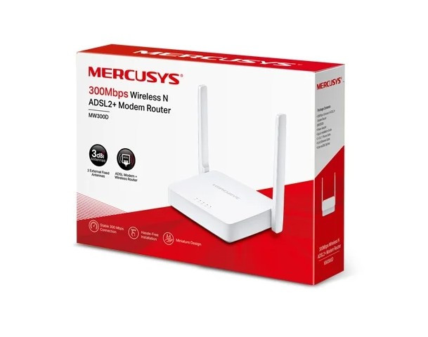 Маршрутизатор Mercusys ADSL2+ MW300D