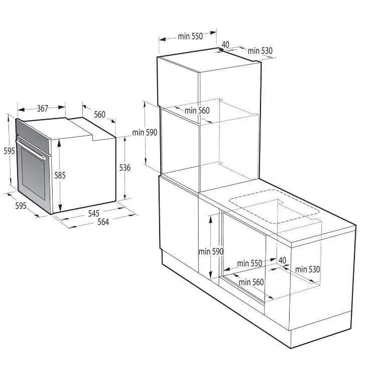 Духовой шкаф с добавлением пара Gorenje BSA6747A04X Духовой шкаф с добавлением пара Gorenje BSA6747A04X
