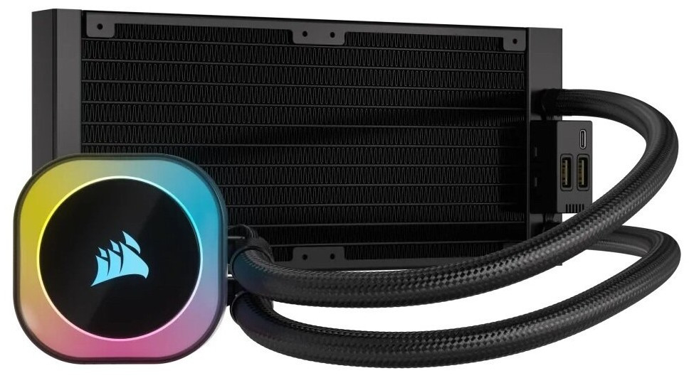 СВО для процессора CORSAIR iCUE LINK H100i RGB