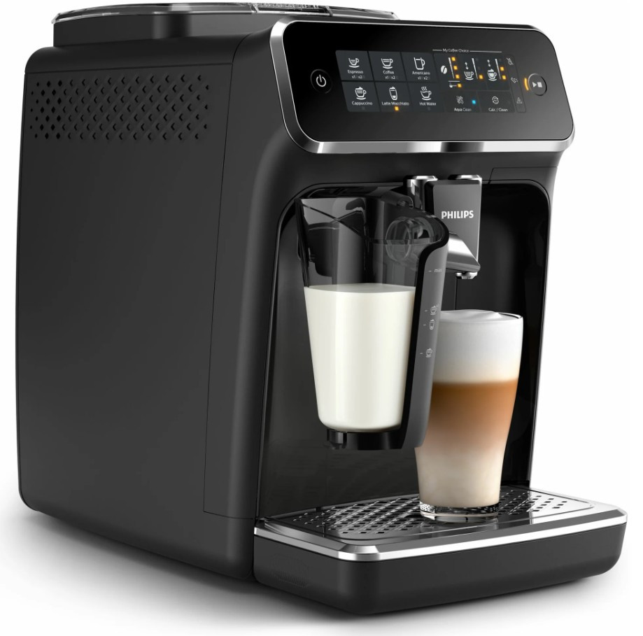Кофемашина Philips EP3241 Series 3200 LatteGo, глянцевый черный