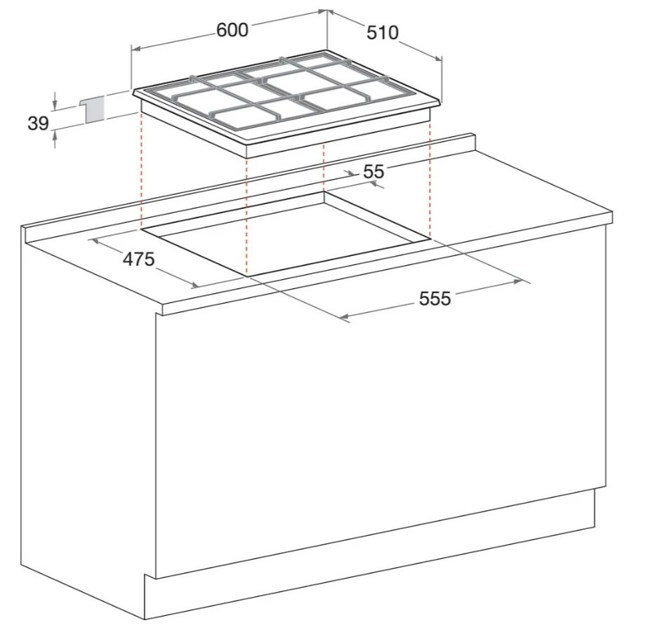 Газовая варочная панель Hotpoint-Ariston PCN 640T(AN) GH R, черный Газовая варочная панель Hotpoint-Ariston PCN 640T(AN) GH R, черный