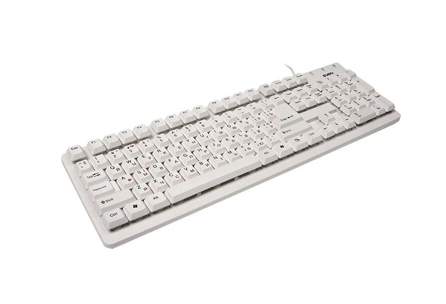 Клавиатура SVEN Standard 301 White USB