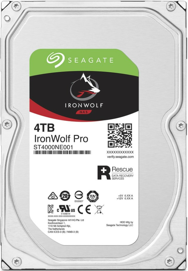 Жесткий диск SEAGATE IronWolf Pro NAS HDD 4TB