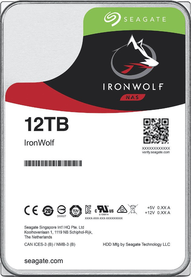 Жесткий диск SEAGATE IronWolf NAS HDD 12TB