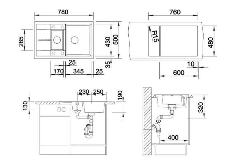 Мойка Blanco Metra 6S Compact Silgranit PuraDur II белый + КА Мойка Blanco Metra 6S Compact Silgranit PuraDur II белый + КА