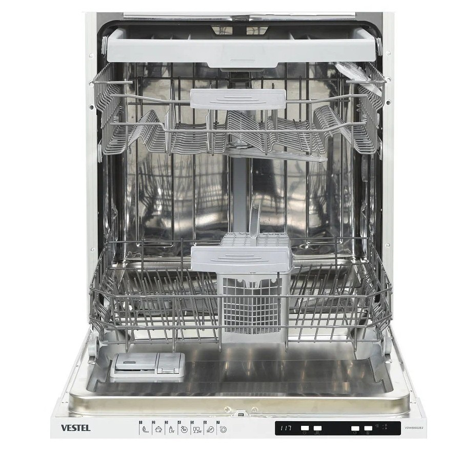Встраиваемая посудомоечная машина Vestel VDWBI 602 E2, серебристый