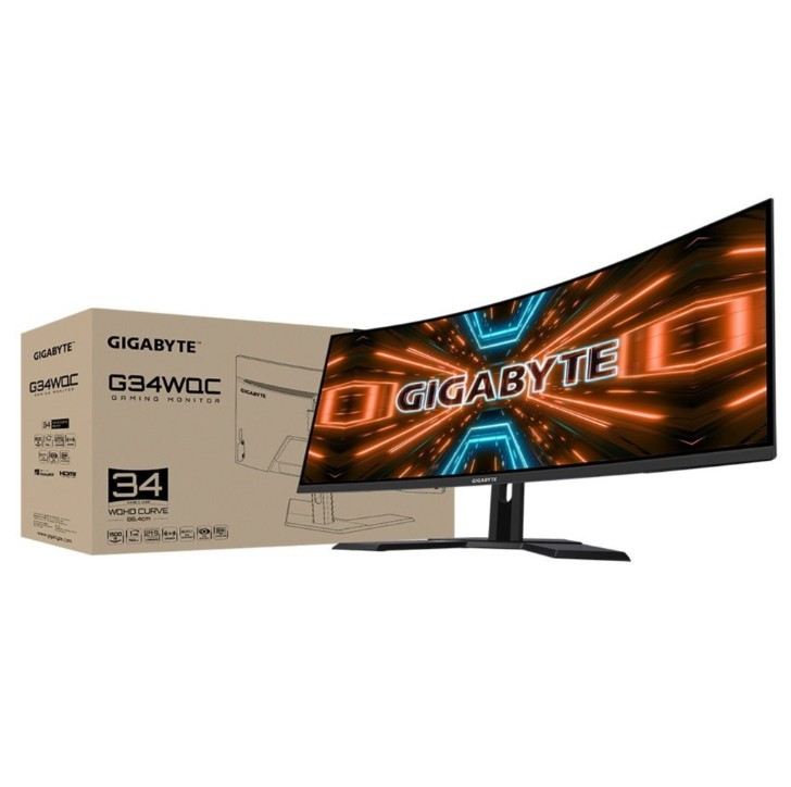 Монитор GIGABYTE G34WQC A 34" 3440x1440px 144Hz 1 ms Curved