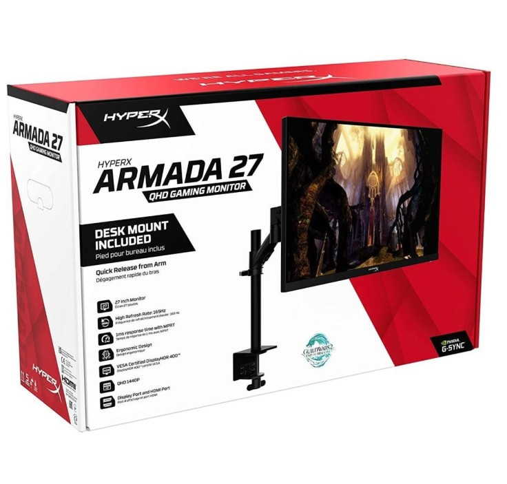 Монитор HYPERX Armada 27" 2560x1440px IPS 165Hz 1 ms