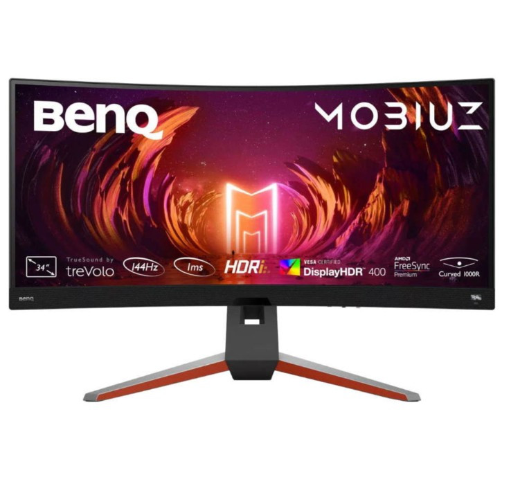 Монитор BENQ Mobiuz EX3410R 34" 3440x1440px 144Hz 1 ms Curved