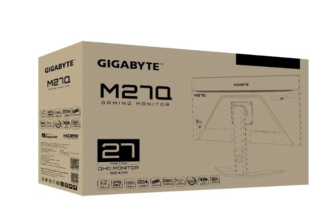 Монитор GIGABYTE M27Q Rev 2.0 27" 2560x1440px IPS 165Hz 1 ms [MPRT]