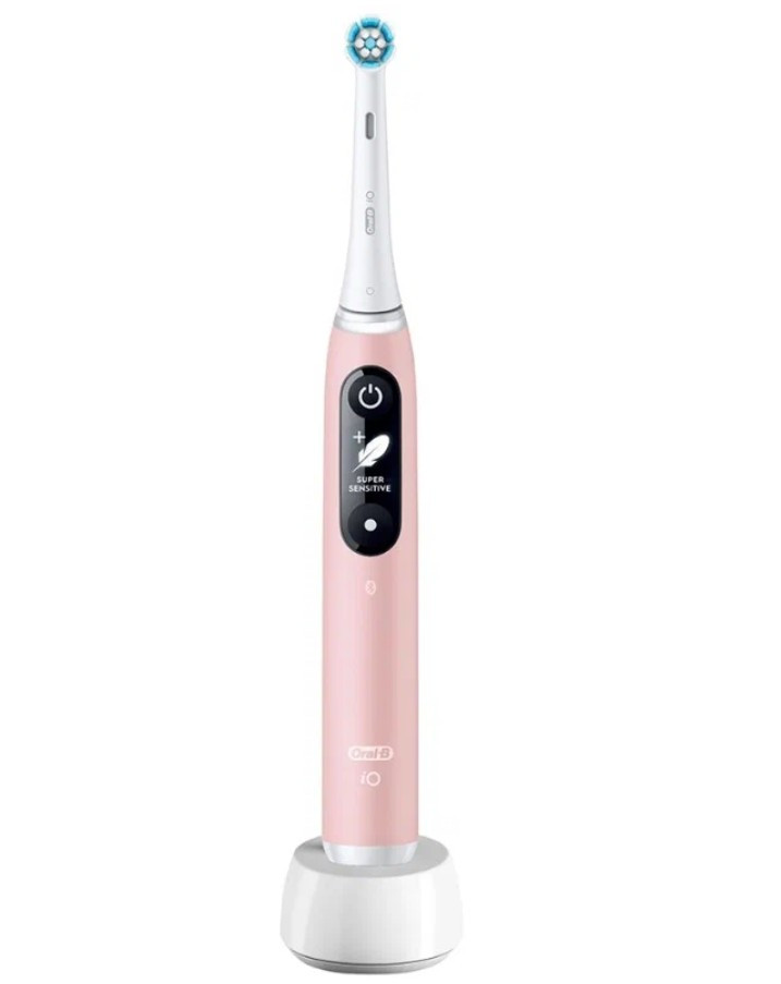 Электрическая зубная щетка Oral-B iO 6 Pink Sand, розовый песок