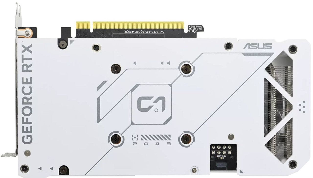 Видеокарта ASUS GeForce RTX 4060 Ti Dual White OC 8GB DLSS 3