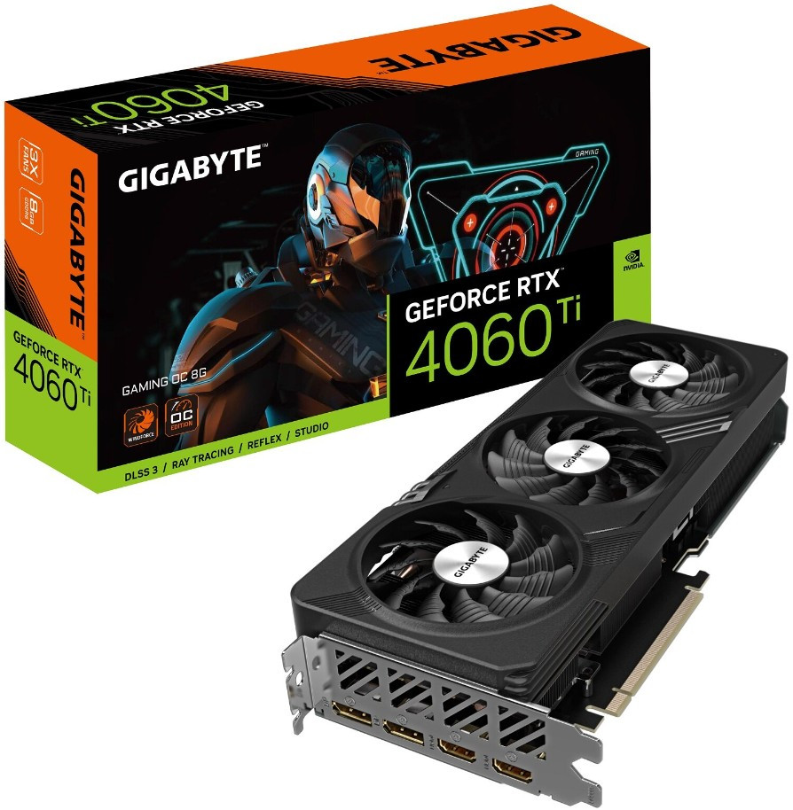 Видеокарта GIGABYTE GeForce RTX 4060 Ti Gaming OC 8GB DLSS 3