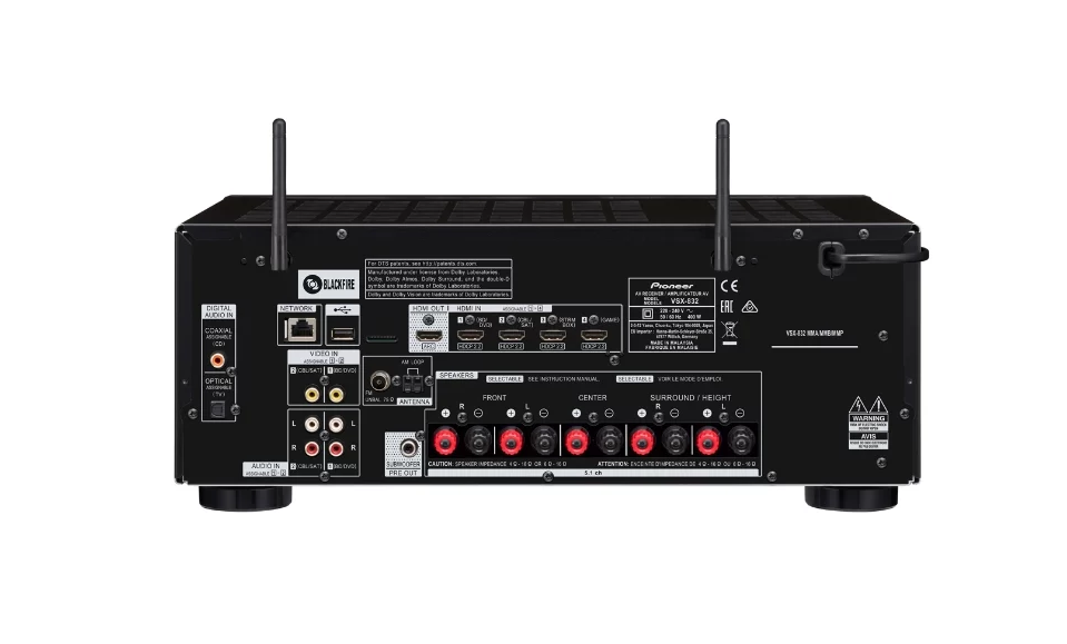 AV-ресивер Pioneer VSX-832-B (Black)