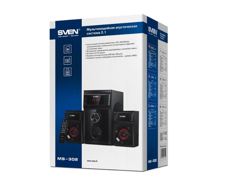 Компьютерная акустика SVEN MS-302 Компьютерная акустика SVEN MS-302