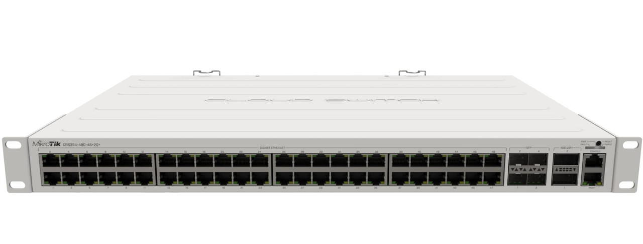 Маршрутизатор Mikrotik CRS354-48G-4S+2Q+RM