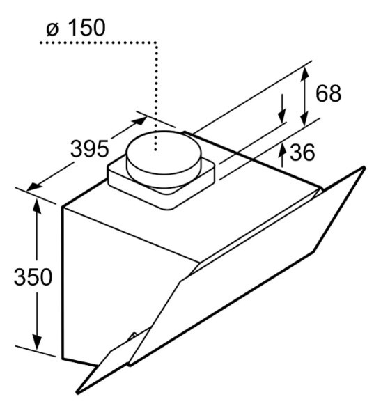Вытяжка Bosch DWK 65AJ90R Вытяжка Bosch DWK 65AJ90R