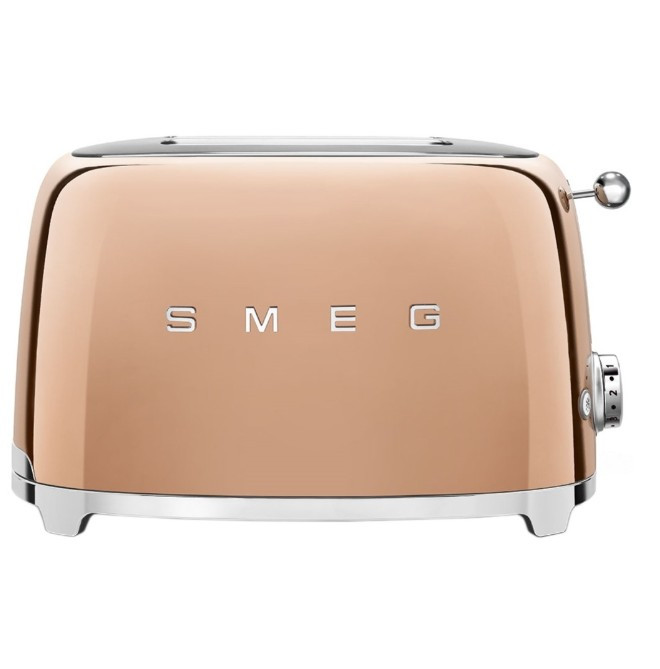 Тостер Smeg TSF01RGEU розовое золото Тостер Smeg TSF01RGEU розовое золото