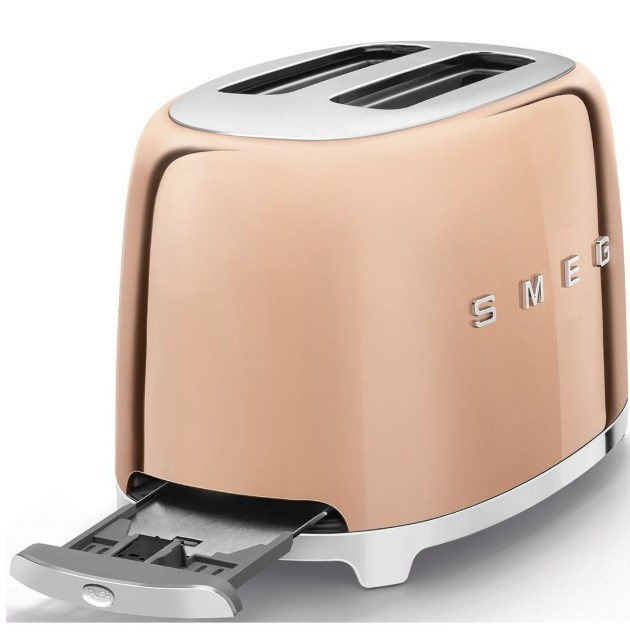 Тостер Smeg TSF01RGEU розовое золото Тостер Smeg TSF01RGEU розовое золото