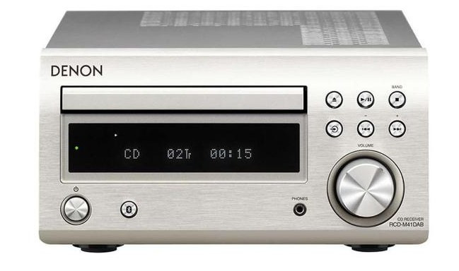 Музыкальный центр Denon D-M41DAB / RCD-M41DAB (silver) + SC-M41 (cherry)