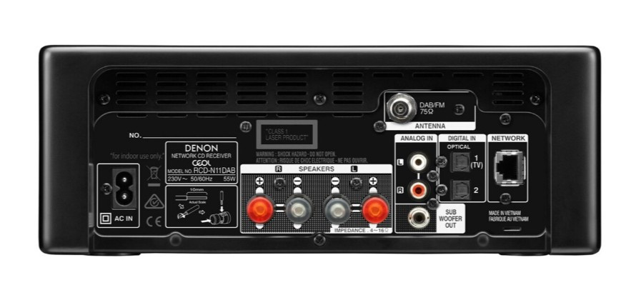 Музыкальный центр DENON CEOL N11 DAB, черный