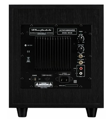 Сабвуфер WHARFEDALE WH-D8, черный Сабвуфер WHARFEDALE WH-D8, черный