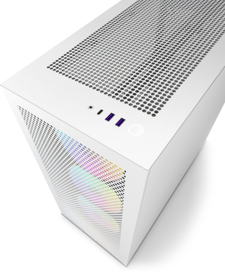 Корпус компьютерный NZXT H7 Flow RGB Белый