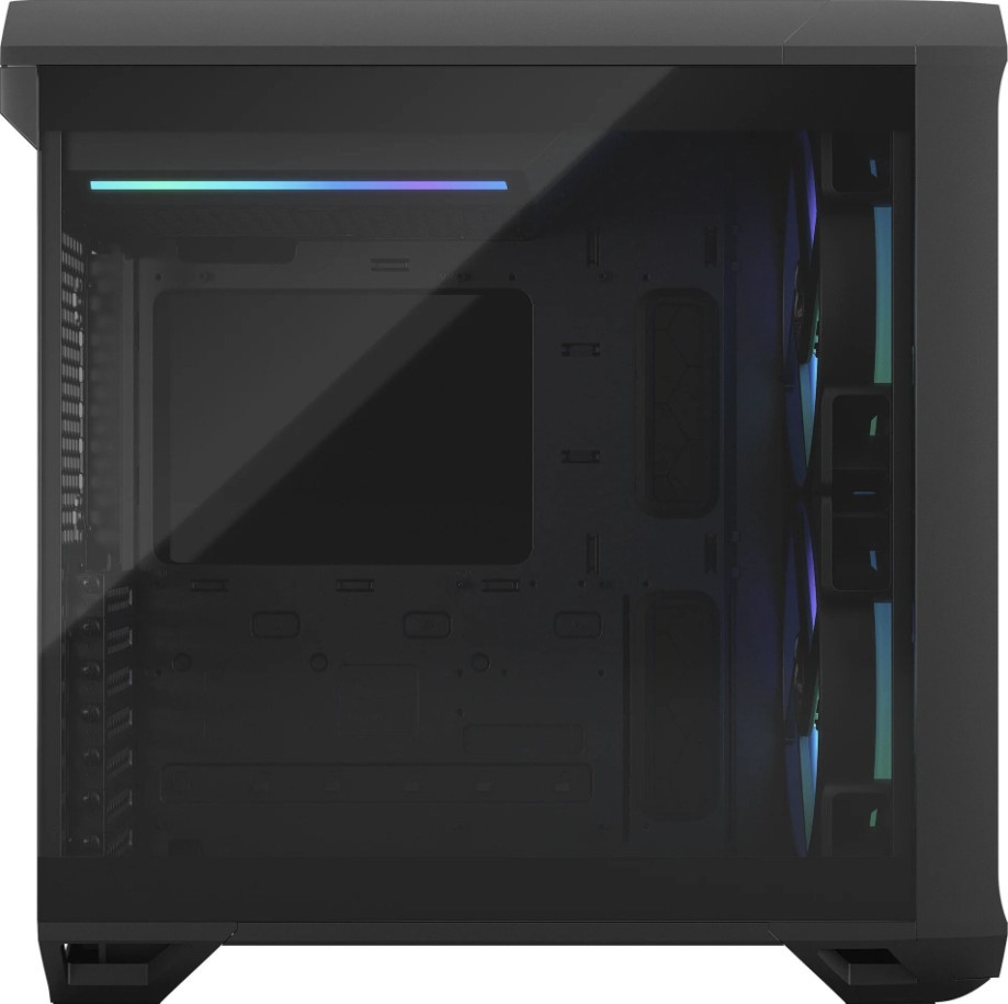 Корпус компьютерный FRACTAL DESIGN Torrent Compact RGB TG Light Tint Черный