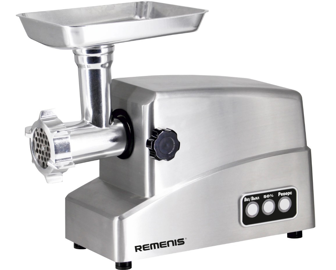 Мясорубка Remenis REM-5492, серебро Мясорубка Remenis REM-5492, серебро