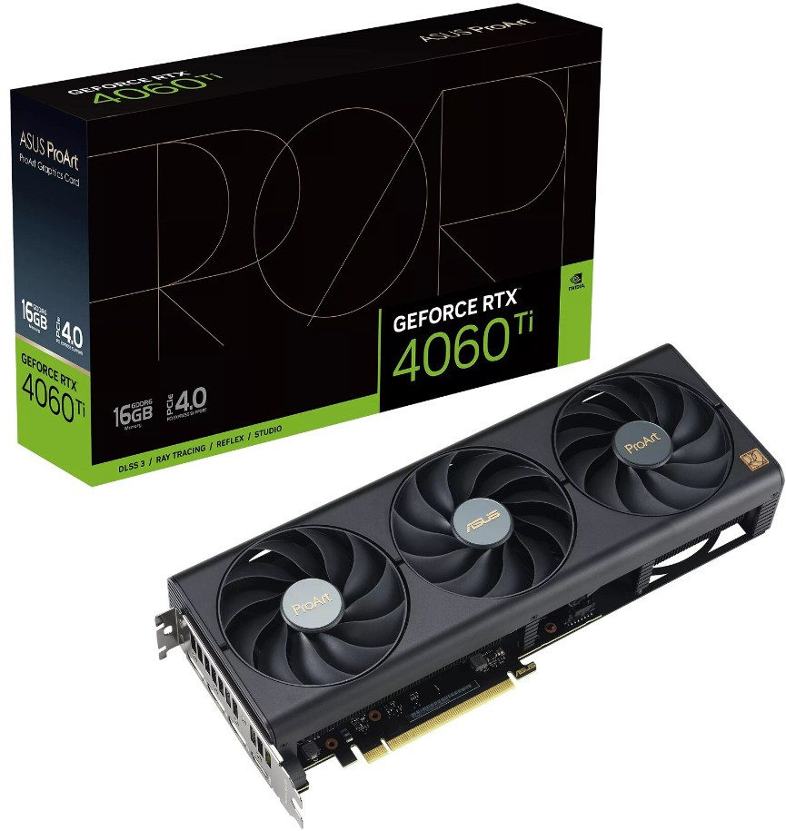 Видеокарта ASUS ProArt GeForce RTX 4060 Ti 16GB DLSS 3