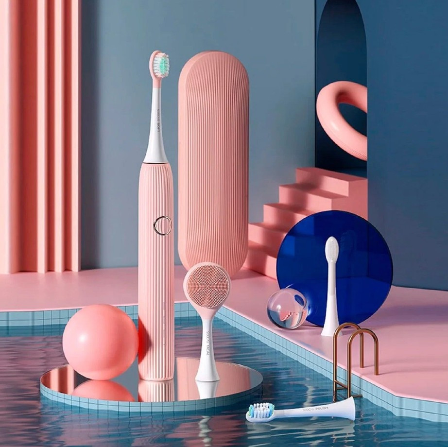 Электрическая зубная щетка Xiaomi Soocas V1, розовый
