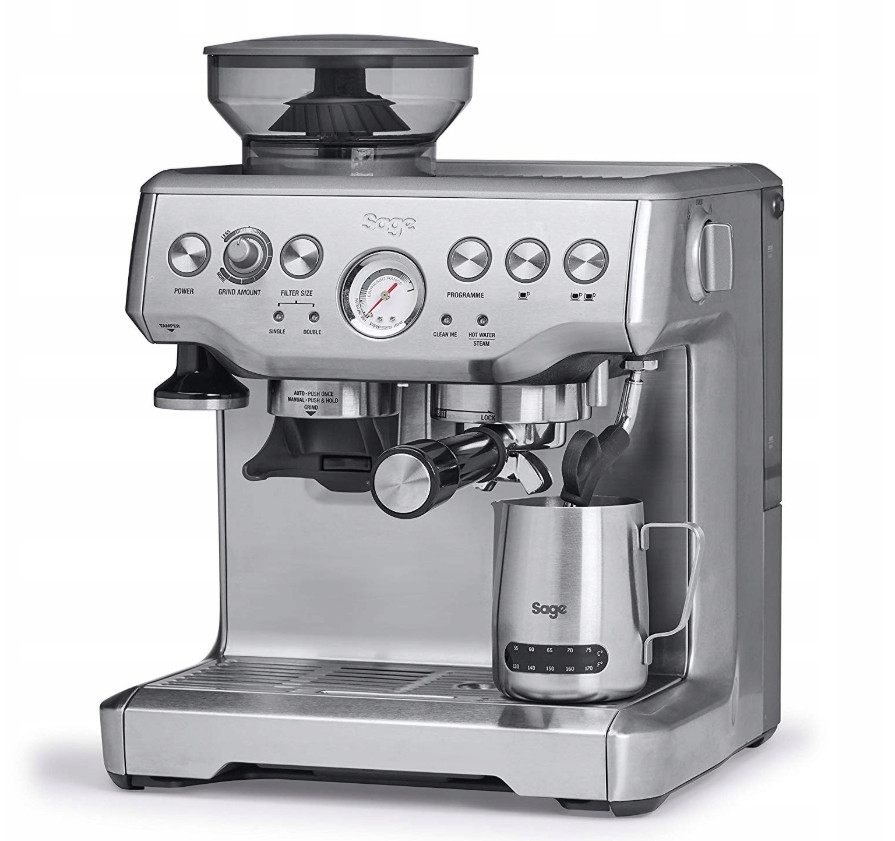 Кофемашина SAGE Barista Express SES875BSS, серебристый Кофемашина SAGE Barista Express SES875BSS, серебристый
