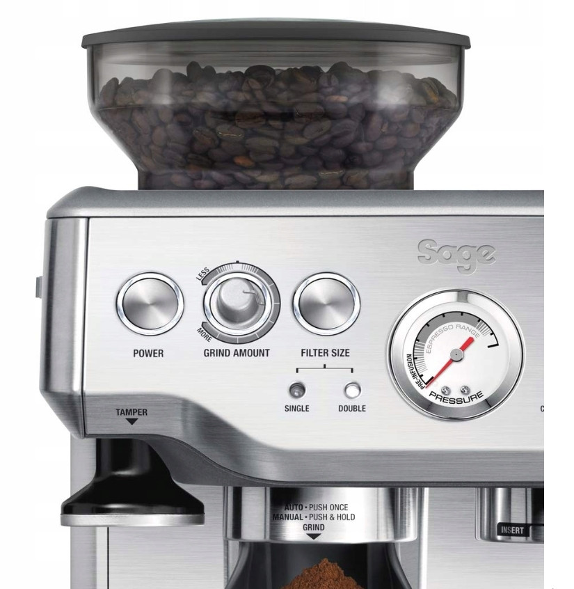 Кофемашина SAGE Barista Express SES875BSS, серебристый Кофемашина SAGE Barista Express SES875BSS, серебристый