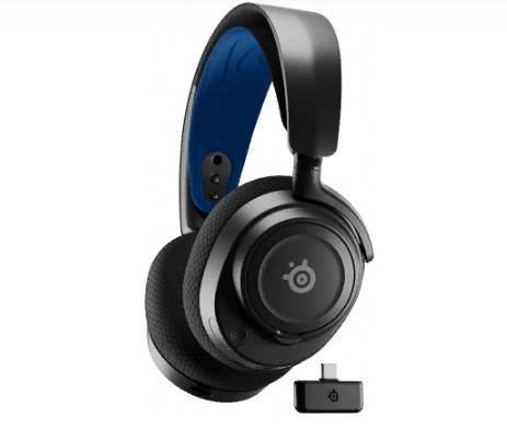 Компьютерная гарнитура STEELSERIES Arctis Nova 7P, черно-синий Компьютерная гарнитура STEELSERIES Arctis Nova 7P, черно-синий