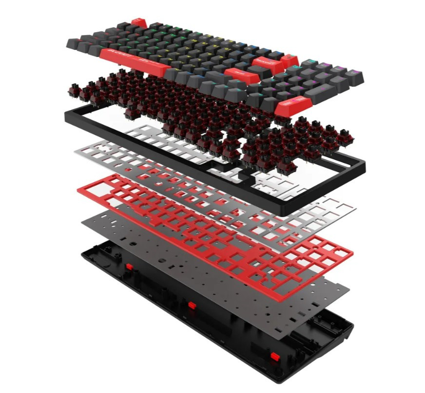 Механическая клавиатура A4Tech Bloody S98 Bloody Red черный