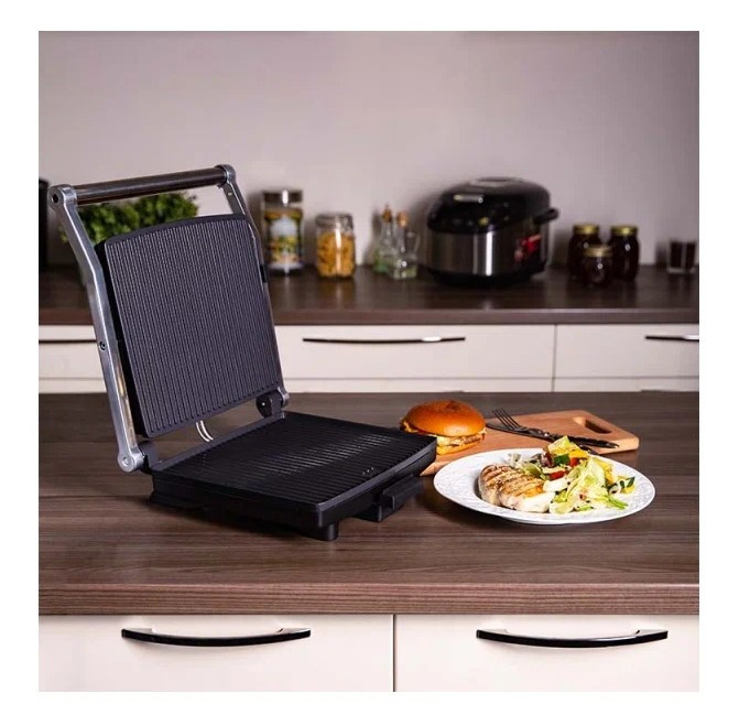 Гриль REDMOND SteakMaster RGM-M800, черный/серебристый Гриль REDMOND SteakMaster RGM-M800, черный/серебристый