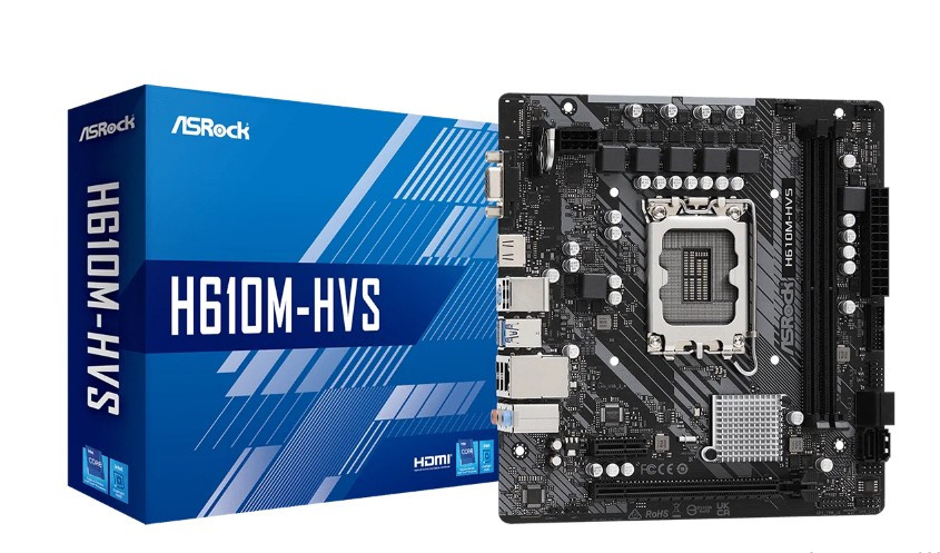 Материнская плата ASRock H610M-HVS Материнская плата ASRock H610M-HVS