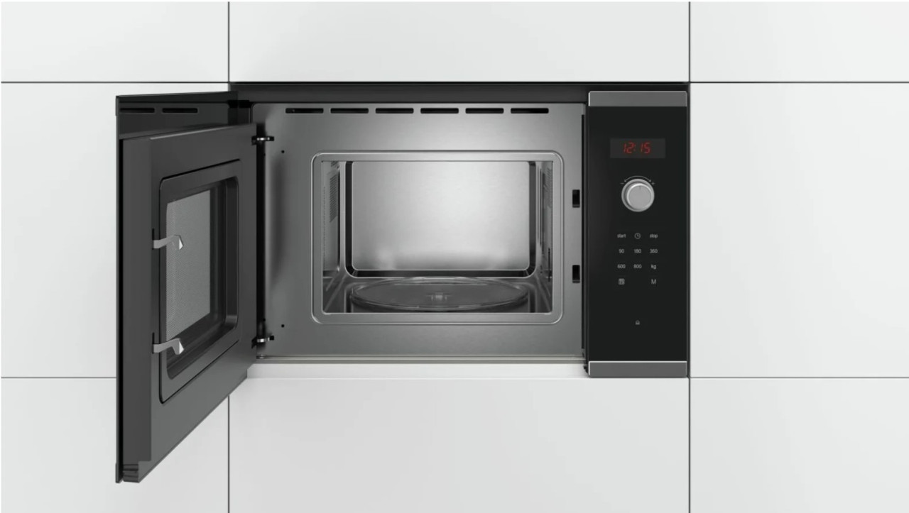 Микроволновая печь встраиваемая Bosch BFL523MS0, черный