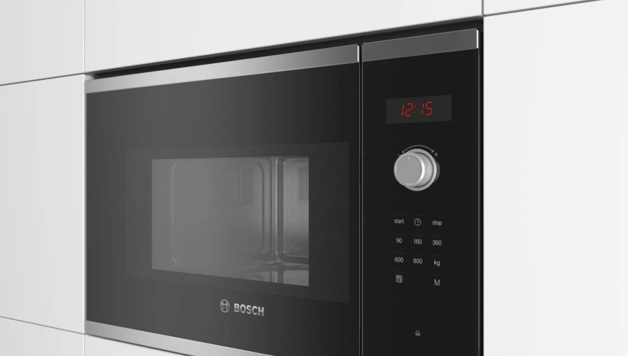Микроволновая печь встраиваемая Bosch BFL523MS0, черный