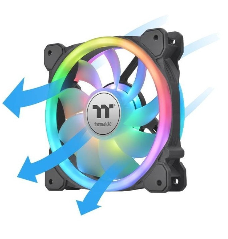 Комплект кулеров для корпуса Thermaltake Swafan 12 RGB Radiator Fan (3-Fan Pack) (CL-F137-PL12SW-A)