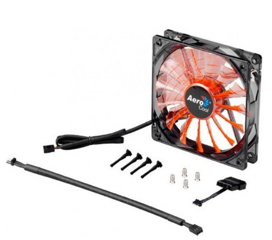 Вентилятор 120x120x25 Aerocool SHARK EVIL BLACK EDITION, ( AEROSF-12EB )