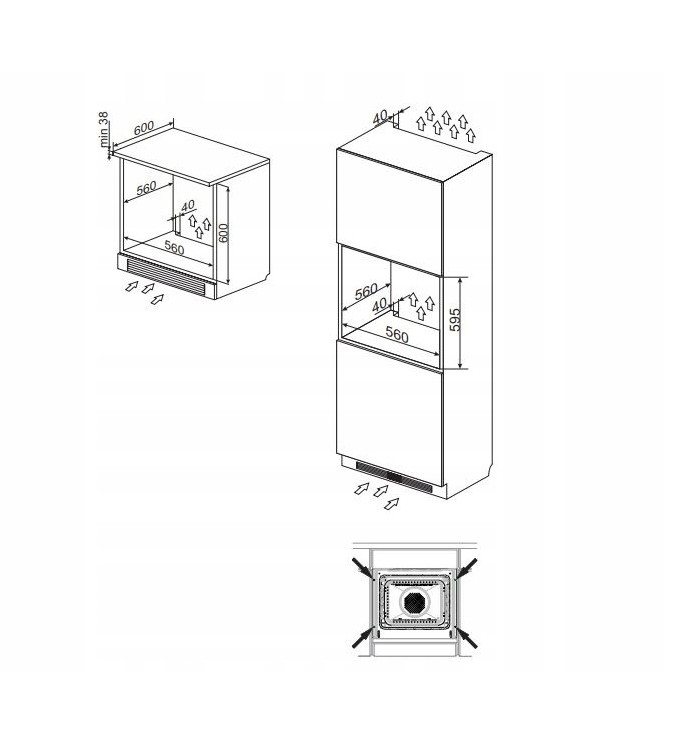 Духовой шкаф AMICA ED37219X X-TYPE Духовой шкаф AMICA ED37219X X-TYPE