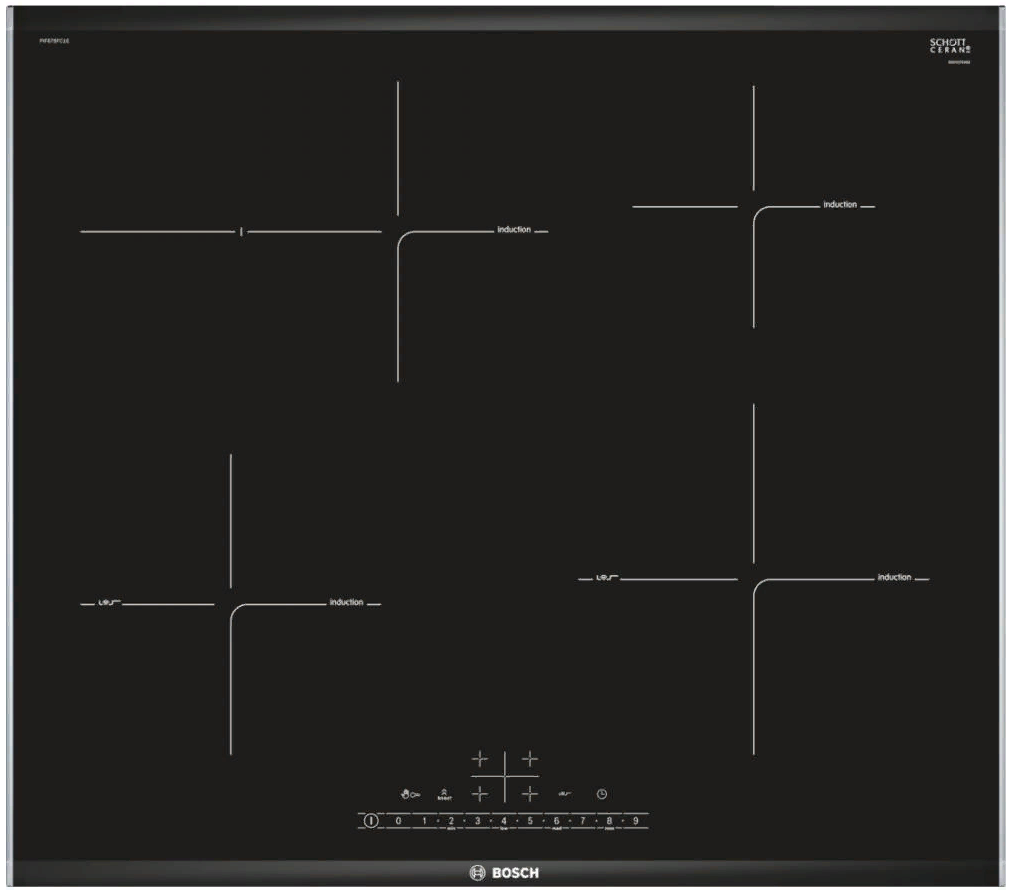 Индукционная варочная панель Bosch PIF675FC1E