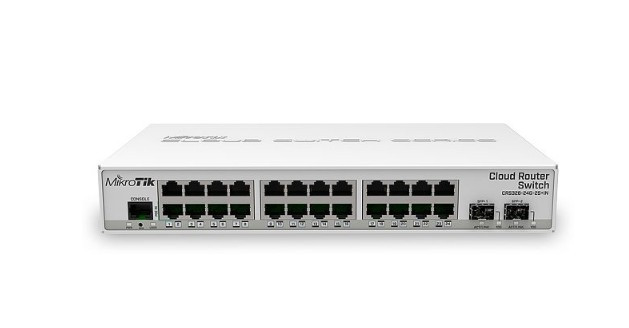 Коммутатор Mikrotik CRS326-24G-2S+IN Коммутатор Mikrotik CRS326-24G-2S+IN