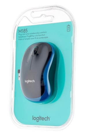 Беспроводная мышь Logitech M185 Blue (910-002239)