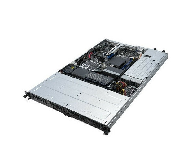 Сервер ASUS RS300-E10-RS4 без процессора/без ОЗУ/без накопителей/количество отсеков 3.5" hot swap: 4/2 x 450 Вт/LAN 1 Гбит/c