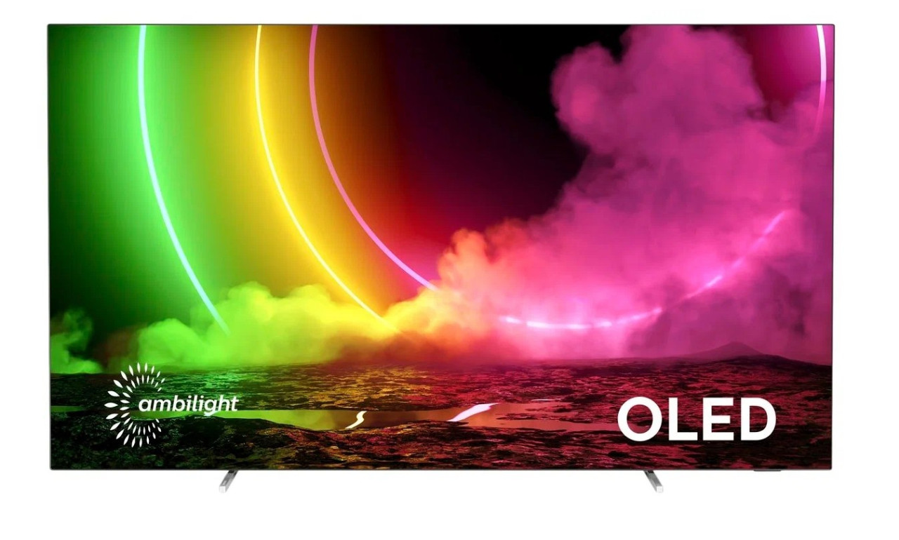 Телевизор Philips 55OLED806/12 OLED (2021), серый Телевизор Philips 55OLED806/12 OLED (2021), серый